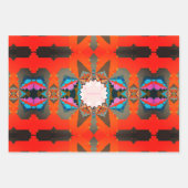 Kleurrijk Zuid-Western geometrisch patroon Inpakpapier Vel (Voorkant 2)