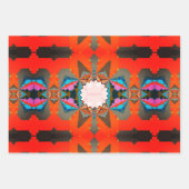 Kleurrijk Zuid-Western geometrisch patroon Inpakpapier Vel (Voorkant)