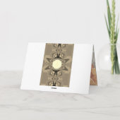 Kleurrijk Zuid-Western geometrisch patroon Kaart (Achterkant)