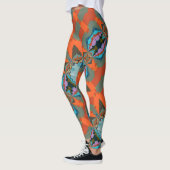 Kleurrijk Zuid-Western geometrisch patroon Leggings (Links)