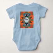 Kleurrijk Zuid-Western geometrisch patroon Romper (Achterkant)