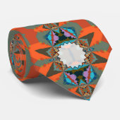 Kleurrijk Zuid-Western geometrisch patroon Stropdas (Opgerold)