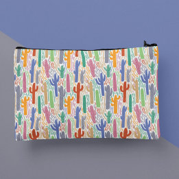 Kleurrijk Zuidwestelijk Saguaro Cactus Patroon Etui