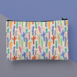 Kleurrijk Zuidwestelijk Saguaro Cactus Patroon Etui