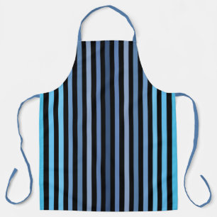 Kleurrijk Zwart & Blauw Winter Lente Zomer Kleuren Schort