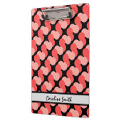 Kleurrijk (zwart) modern, gepersonaliseerd klembord (Links)