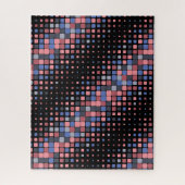 Kleurrijk zwart Patroon Random Hard Moeilijk Kwaad Legpuzzel (Verticaal)