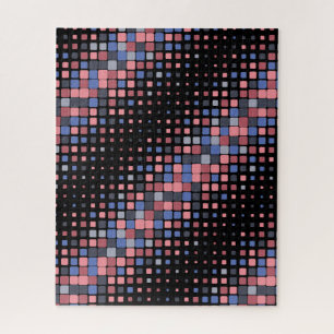 Kleurrijk zwart Patroon Random Hard Moeilijk Kwaad Legpuzzel