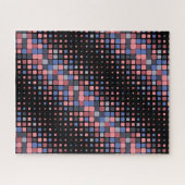 Kleurrijk zwart Patroon Random Hard Moeilijk Kwaad Legpuzzel (Horizontaal)