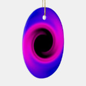Kleurrijk zwenkzwart gat keramisch ornament (Rechts)