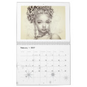 Kleurrijke 12 maanden kalender (Feb 2027)