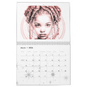 Kleurrijke 12 maanden kalender (Mar 2026)