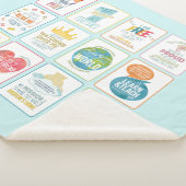 Kleurrijke 12 Pesukim deken (3/4)