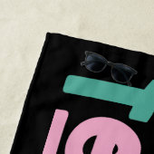 Kleurrijke 1st Grade Teacher Custom Strandlaken (In situ)