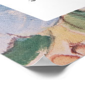 Kleurrijke 2024 Bloemen Illustratie Kalender Poster (Hoek)