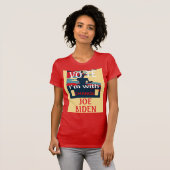 Kleurrijke 2024 Ik ben met Hem Stem op Joe Biden U T-shirt (Voorkant volledig)