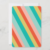 Kleurrijke 2025 oudejaarsavond moderne feestdag kaart (Achterkant)