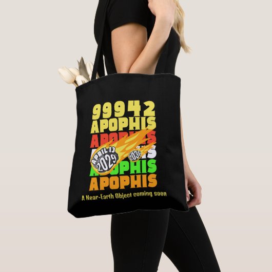 Kleurrijke 2029 APOPHIS Asteroïde 99942 Tote Bag (Dichtbij)