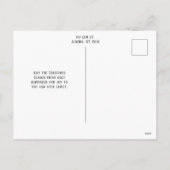 Kleurrijke 2-Foto Vrolijke Kerstpuntjes Feestdagenkaart (Achterkant)