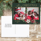 Kleurrijke 2-Foto Vrolijke Kerstpuntjes Feestdagenkaart