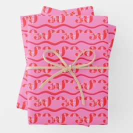 Kleurrijke 30e verjaardag cadeauverpakking inpakpapier vel