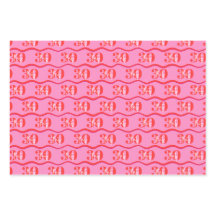 Kleurrijke 30e verjaardag cadeauverpakking