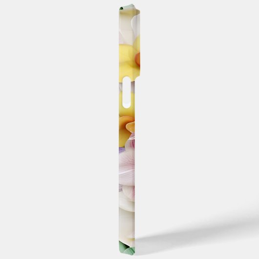  KLEURRIJKE 3-D LOOK ORCHIDEBLOEMEN Case-Mate iPhone CASE (Achterkant / Rechts)