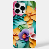 KLEURRIJKE 3-D LOOK ORCHIDEBLOEMEN Case-Mate iPhone CASE (Achterkant)
