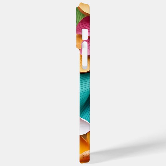 KLEURRIJKE 3-D LOOK ORCHIDEBLOEMEN Case-Mate iPhone CASE (Achterkant / Links)