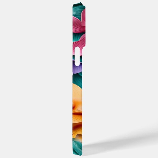  KLEURRIJKE 3-D LOOK ORCHIDEBLOEMEN Case-Mate iPhone CASE (Achterkant / Rechts)