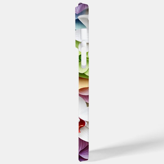 KLEURRIJKE 3-D LOOK ORCHIDEBLOEMEN Case-Mate iPhone CASE (Achterkant / Links)