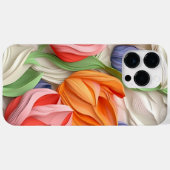 KLEURRIJKE 3-D LOOK TULP BLOEMEN Case-Mate iPhone CASE (Achterkant (horizontaal))