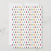 Kleurrijke 3 foto Vrolijk Kerstfeest Feestdagenkaart (Achterkant)