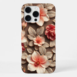 Kleurrijke 3D-bloem iPhone 16 Pro Max Hoesje