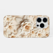 Kleurrijke 3D-bloem iPhone Hoesje (Achterkant horizontaal)