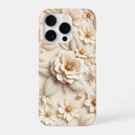 Kleurrijke 3D-bloem iPhone 16 Pro Hoesje