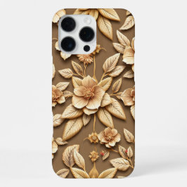 Kleurrijke 3D-bloem iPhone 16 Pro Max Hoesje