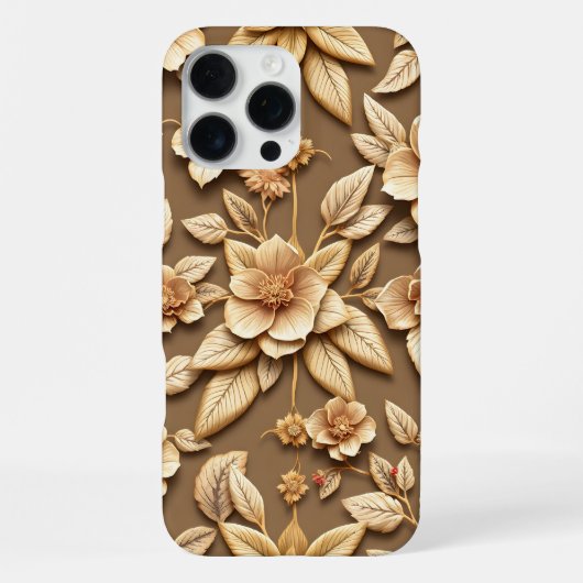Kleurrijke 3D-bloem iPhone Hoesje (Achterkant)
