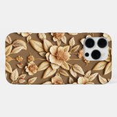 Kleurrijke 3D-bloem iPhone Hoesje (Achterkant horizontaal)