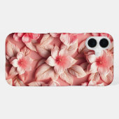 Kleurrijke 3D-bloem iPhone Hoesje (Achterkant horizontaal)