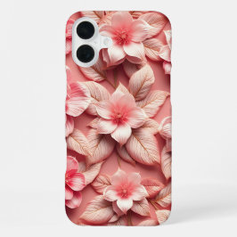 Kleurrijke 3D-bloem iPhone 16 Plus Hoesje