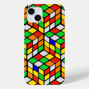 Kleurrijke 3D-blokjes iPhone 15 Mini Hoesje