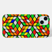 Kleurrijke 3D-blokjes Case-Mate iPhone Case (Achterkant (horizontaal))