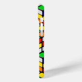 Kleurrijke 3D-blokjes Case-Mate iPhone Case (Achterkant / Links)