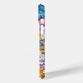 Kleurrijke 3D Daisies Bloemen Telefoon Case (Achterkant / Links)