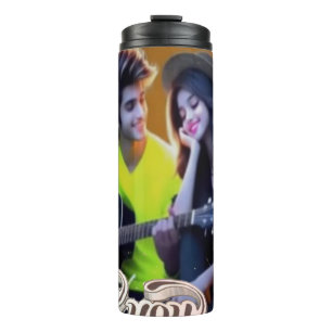 Kleurrijke 3D Digitale Kunst Thermische Tumbler – Thermosbeker