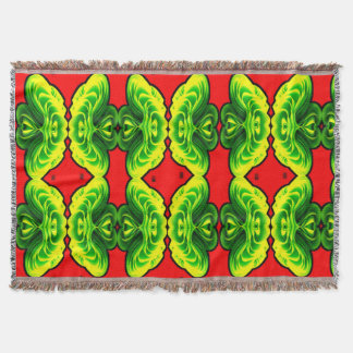 Kleurrijke 3D Digitale Ontwerp Gooi Deken