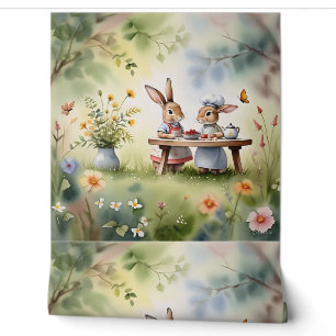Kleurrijke 3D digitale schil en stick wallpaper –  Behang