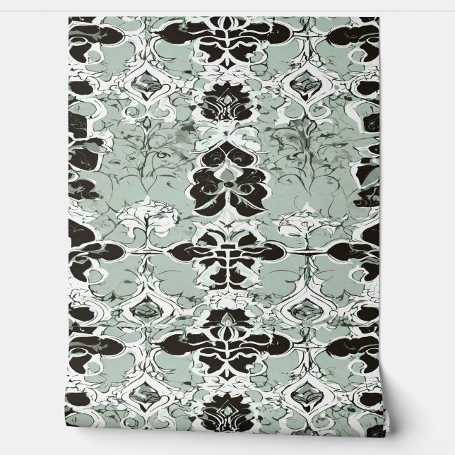 Kleurrijke 3D digitale schil en stick wallpaper –  Behang (Afrollen)