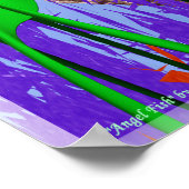 Kleurrijke 3D engelenvissen Poster (Hoek)